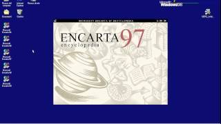 OLD PC Microsoft Enciclopedia Encarta 1997  Intro [upl. by Tjader]