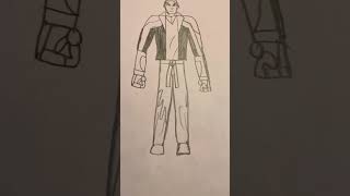 Drawing Jin Kazama [upl. by Skoorb]