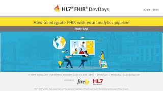 Piotr Szul  How to integrate FHIR with your analytics pipeline  DevDays 2023 Amsterdam [upl. by Arrol]