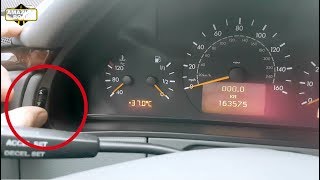 Mercedes W210 How to reset the daily mileage  How to reset the trip meter on Mercedes W210 [upl. by Berna]