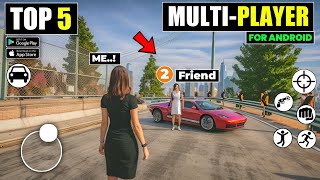 Top 5 Multiplayer Games For Android 2024  games to play with friends [upl. by Rhodie200]