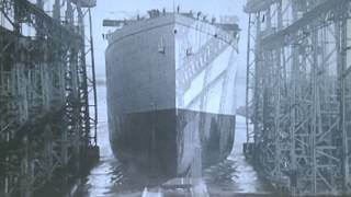 The launch of the Titanic  original footage [upl. by Esydnac]