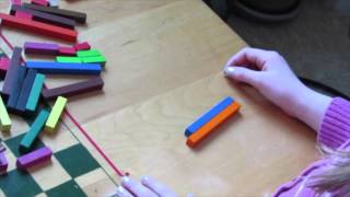 Teaching Addition with Cuisenaire Rods [upl. by Farrish]