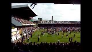 Swansea City win promotion 2000 at the Vetch Field [upl. by Dnomal]