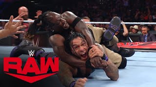 RTruth vs Damian Priest Raw highlights March 11 2024 [upl. by Noiraa]