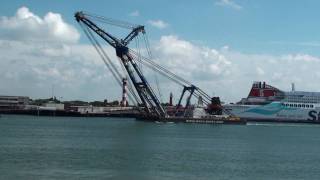 Ship spotting at Europoort Rotterdam Nieuwe waterweg  18 july 2010 [upl. by Charita]