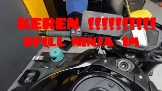 Aksesories motor canggih bener  pasang di moge ‼️spill kawasaki ninja 1M [upl. by Pantin]