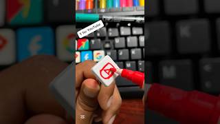 Drawing YouTube logo on keyboard  Customizing keyboard  keyboardcustomization [upl. by Keyser640]