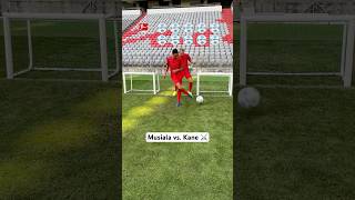 Musiala and Kane take on the Two Goal Challenge 🥅⚽️🥅 [upl. by Kciv]