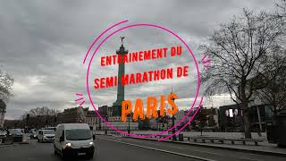 Semi marathon de Paris 2024 Entrainement [upl. by Ahselak937]