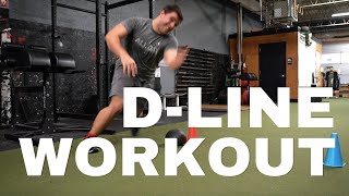 FOOTBALL DRILLS  DEFENSIVE LINE WORKOUT AND TECHNIQUE [upl. by Rosenkrantz]