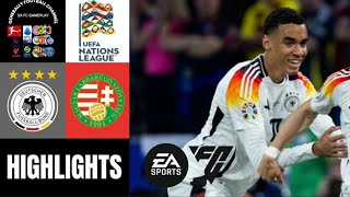 Deutschland vs Ungarn UEFA Nations League Highlights [upl. by Paluas363]