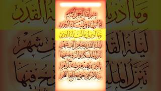 Surah Al Qadr Recitation  Beautifull Tilawat panipati ☺ viraltilawat 🔥 [upl. by Yaresed]