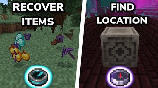 HOW TO GET AND USE ALL COMPASSES in Minecraft [upl. by Laet515]