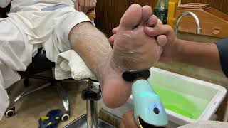 Relaxing ASMR foot massage with Hand  deep tissue asmr massage  ASMR massage for relaxation [upl. by Noiram]