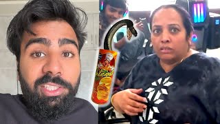 Snake chips scare prank on mummy [upl. by Singleton]