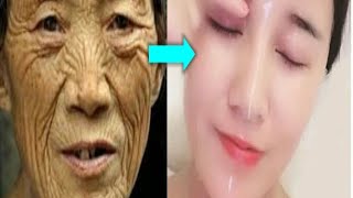 50 YEAR OLD WOMAN LOOK 20 WITH PEELING ANTI AGEING SKIN SOLUTION [upl. by Aloin30]