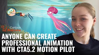 Anyone can Create Professional Animations with Cartoon Animator 52 Motion Pilot [upl. by Oirasec]