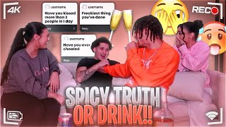 Truth or Drink 👀 w TqStacey shangelNYC myahaylie GETS EXPLICIT [upl. by Neural424]