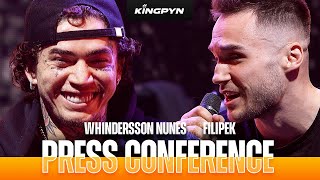 WHINDERSSON NUNES VS FILIPEK  Full Press Conference [upl. by Royden]