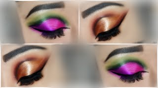 2 Holiday eye makeup tutorial for beginners 😍 step by step  the beautician [upl. by Gala]