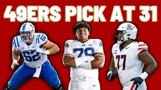 Who 49ers Will Pick in Round 1 of the 2024 NFL Draft [upl. by Rosalee544]