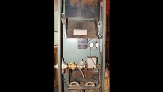 Service of the antique pilot furnace part 1 [upl. by Lathrope]