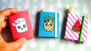 DIY MINI NOTEBOOKS  Makkelijke Kawaii Notitieboekjes How to [upl. by Sidras]