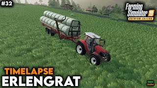 Silage bale sales canola harvesting amp canola sales by train  FS19 Timelapse Erlengrat  32 [upl. by Durwin802]