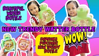 Darshika Purchased🛍️New Trendy Stylish Water Bottle New Water Bottle Unboxing [upl. by Ahselak]