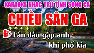 Chiều Sân Ga Karaoke Nhạc Sống Song Ca Hay Nhất  Dễ Hát Nhất  Karaoke Lan Nguyễn [upl. by Ettenotna]