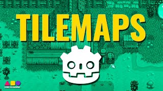 Cómo crear TILEMAPS en Godot Godot 43 [upl. by Eelsew]