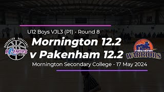 R8  Mornington Breakers 122 v Pakenham Warriors 122 [upl. by Etsirk]