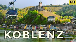 Koblenz Germany  The Increadible City Youve Never Heard Of  Walking Tour 4K UHD [upl. by Natsirk596]