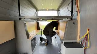 Sprinter Van electric bed lift install Happijac alternative [upl. by Pippo976]