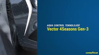 Goodyear Vector 4Seasons Gen3 Aqua Control Teknolojisi [upl. by Zitella3]