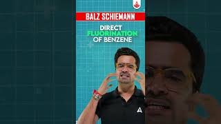 ALL ABOUT BALZ SCHIEMANN REACTION diazoniumsalt diazotisation neet2025 fluorobenzene shortsfeed [upl. by Neelyaj]