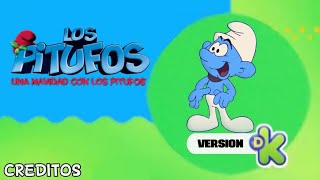 Una Navidad con Los Pitufos  Creditos Version Discovery Kids [upl. by Lehsar]