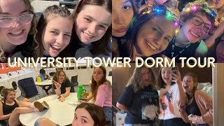 IUPUI University Tower Dorm Tour  2022 [upl. by Echo252]