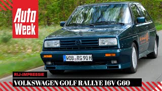 Volkswagen Golf Rallye 16V G60  Classic Review [upl. by Norword697]