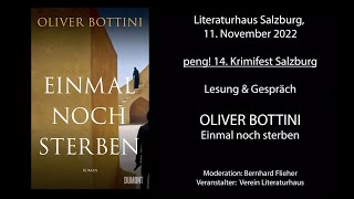 Oliver Bottini quotEinmal noch sterbenquot [upl. by Sofia]