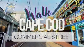 Walking Tour Cape Cod Commercial St Provincetown on July 4th [upl. by Mavis]