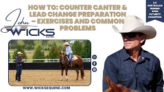 HOW TO COUNTER CANTER AND LEAD CHANGE PREPARATION – EXERCISES AND COMMON PROBLEMS [upl. by Schell]