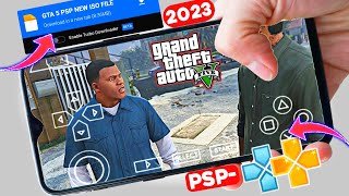 GTA 5 PPSSPP New ISO File For Android  2024  GTA 5 PPSSPP Real Life New Iso For Android [upl. by Zetana903]