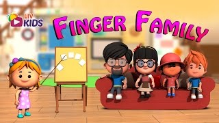 Finger Family Song Daddy Finger with Lyrics  LIV Kids Nursery Rhymes and Songs  HD [upl. by Aduh]