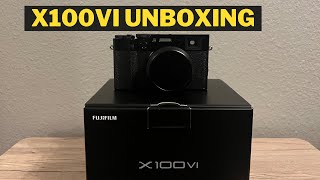 Fujifilm X100VI Unboxing [upl. by Lacey]