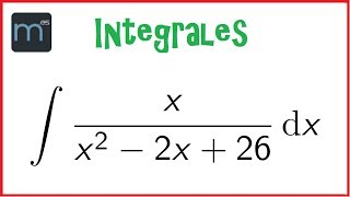 Integral arcotangente más logaritmo integrales racionales [upl. by Rania]