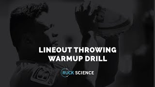 Lineout Throwing Warmup Drill [upl. by Asikal]