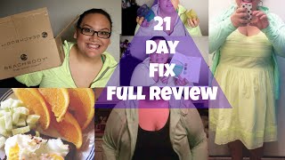 21 Day Fix Full Review THE WORKOUTS THE FOOD MY RESULTS [upl. by Alaecim]