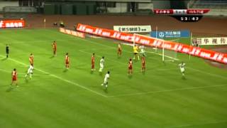 Unbelievable finish from Antar  Changchun Yatai vs Shandong Luneng [upl. by Yblek]